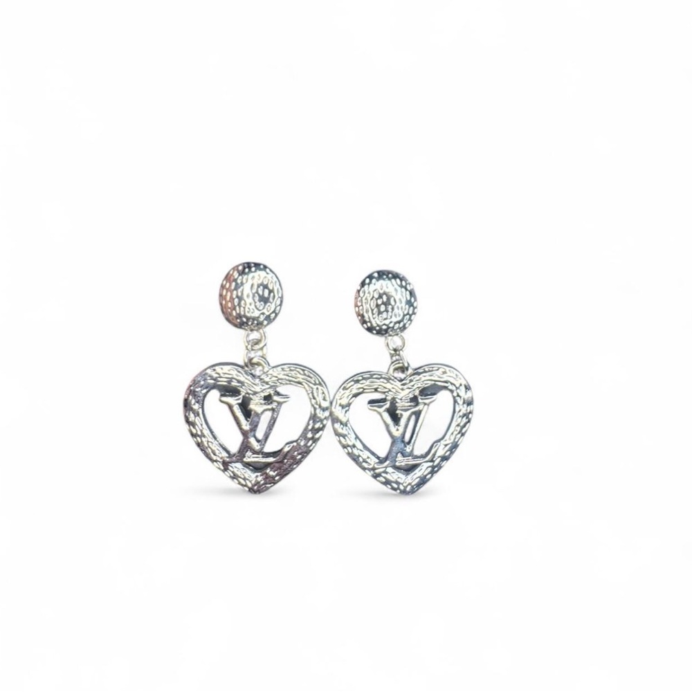 Silver Heart Earrings